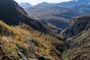 Ofotbanen: Blick im Norddalen in Richtung Katterat : Malmbanan, Ofotbanen, Skandinavien