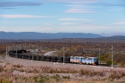 GC Rm 1262+1258 mit Northland-Leerzug 9177 von Narvik nach Pitk�j�rvi bei Kiruna am Abzweig Peuravaara : Eisenbahn, Eisenerz, Erzzug, GC, Green Cargo, G�terzug, Leerzug, Malmbanan, Northland Resources, Ofotbanen, Rc, Rm, S-GC, S-GC (Green Cargo AB), S-NORTH, S-NORTH (Northland Resources), Sch�ttgut, Skandinavien, freight train, godstog, godst�g, iron ore train, jernbane, j�rnv�g, malmtog, malmt�g, railway