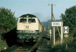 Umleitung im Oktober 1980 ber Eutin-Neustadt