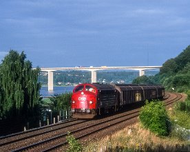 105715_my_vejle.1280 Zu den letzten planmäßigen MY-Einsätzen gehörte bis Januar 2001 die Bedienung von Vejle und Horsens, zwischen denen am 12.08.1999 MY 1152...