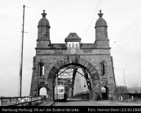 ha0002 Hamburg-Harburg: V5 auf der Süderelbbrücke