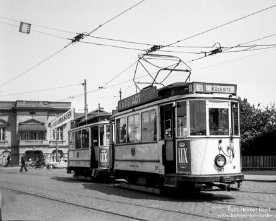 lu037 Tw 261 (Lindner 1911) + Bw beim Rangieren als Linie 1S am Hbf