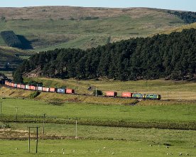 20151001-HE-115.1280 Freightliner 86604 + 86613 mit 4M74 14:01 Coatbridge-Crewe Basford Hall bei Crawford