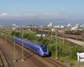 _HE10027 Skånetrafiken X61 009 als Rst 88509 (Ängelholm - Hyllie, umgeleitet über Lommabugtbanan)